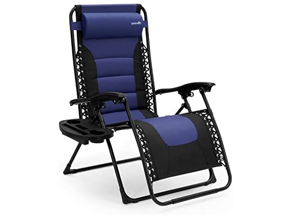 SereneLife Foldable Outdoor Lawn Chair