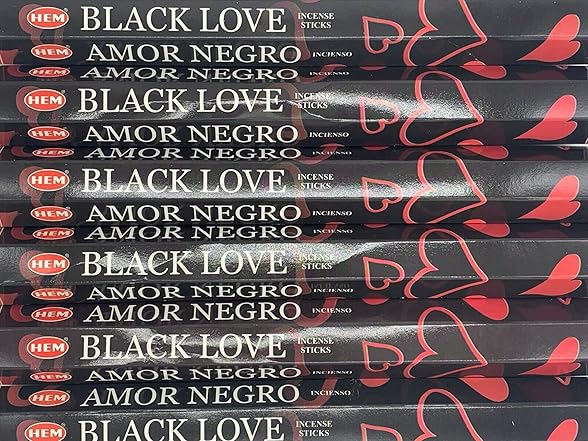 HEM Black Love Incense 20 Sticks