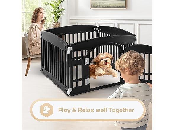 Simple Deluxe Plastic Pet Playpen