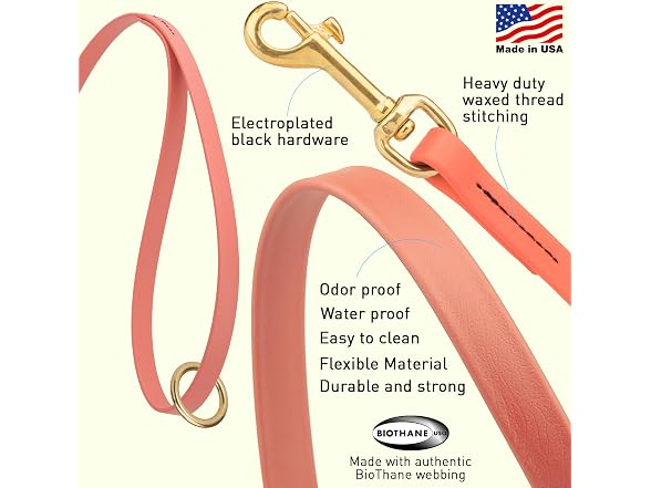 Viper Biothane K9 Working Dog Leash Waterpro