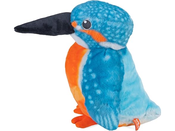 Wild Republic Cuddlekins Eco Kingfisher, Stuffed Animal, 12 Inches