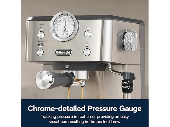 De’Longhi Classic Espresso Machine with Milk Frother