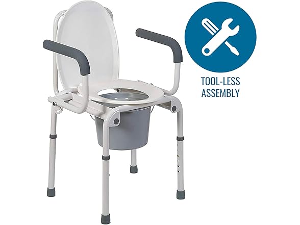 DMI Portable Toilet for Adults Deluxe