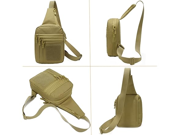 SXJWISHES Tactical Sling Chest Bag