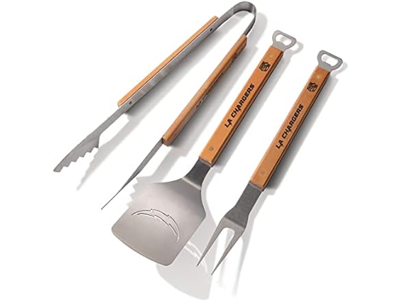 LOS ANGELES CHARGERS Classic Series 3Piece BBQ Set