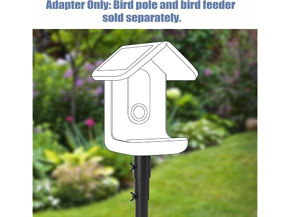 nanafly Bird Buddy Pole Mount Adapter