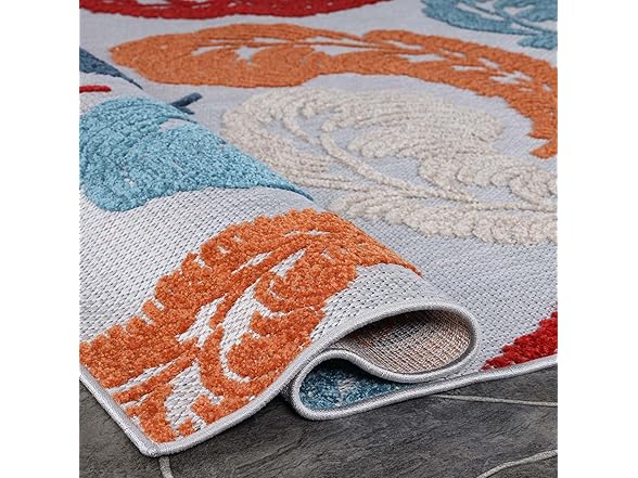 Superior Feather Indoor Outdoor Area Rug 5'6"x8'