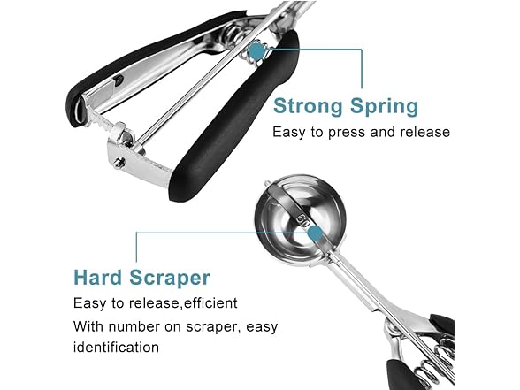 HOMURE H Cookie Scoop Set