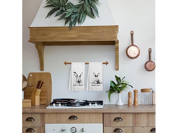 Guess What? Bunny Butt Kitchen Towels