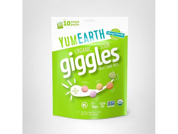 YumEarth Organic Sour Giggles Chewy Candy