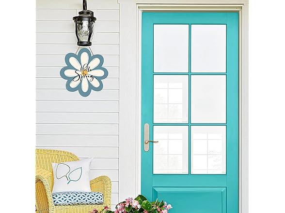 Xeubiou Hello Spring Wooden Sign