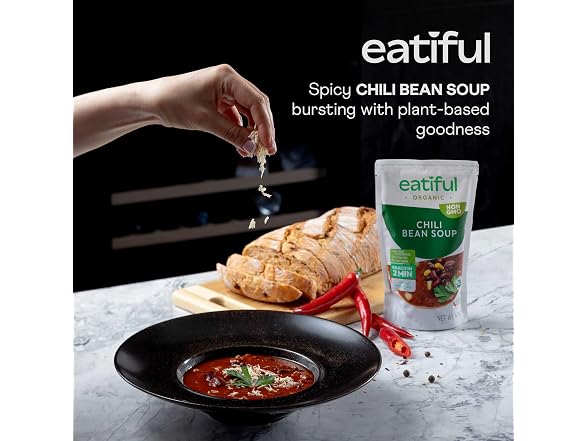 EATIFUL Chili Soup 14.1 Ounce Pack of 10
