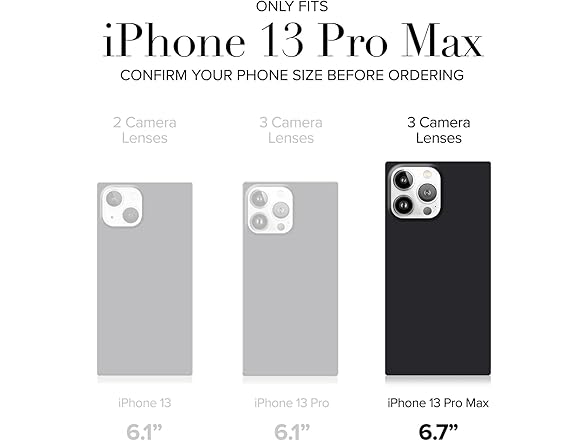 FLAUNT Official Square Protective Case - Compatible with iPhone 13 Pro Max