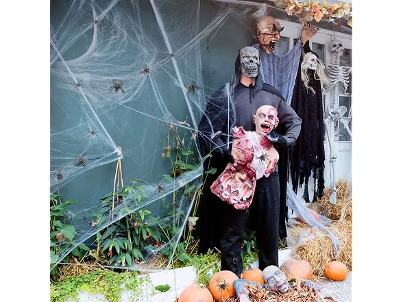 TOYMYTOY Halloween Spider Web Webbing Super House