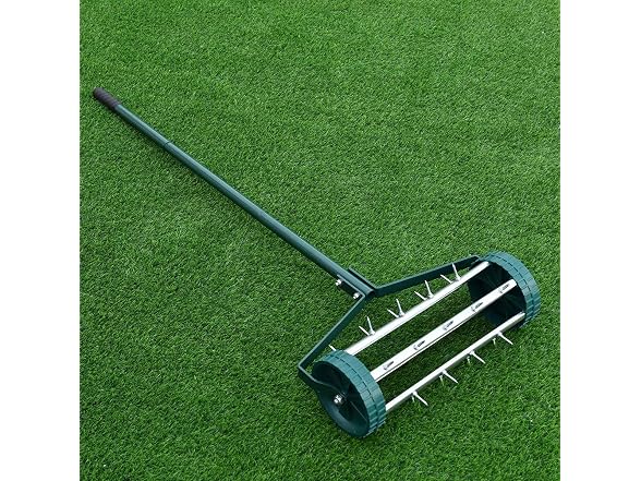 Goplus Rolling Lawn Aerator