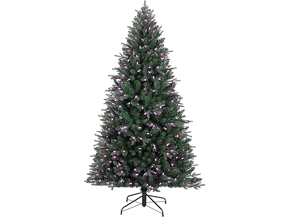 Alexa Compatible Smart Home Pre-Lit Artificial Christmas Tree