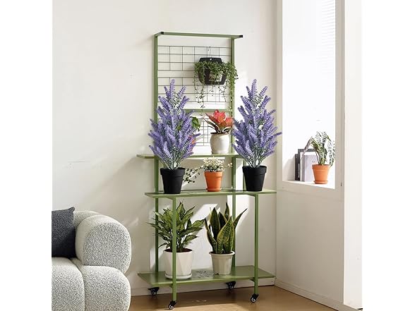 Kmitang Set of 2 Artificial Lavender Plants