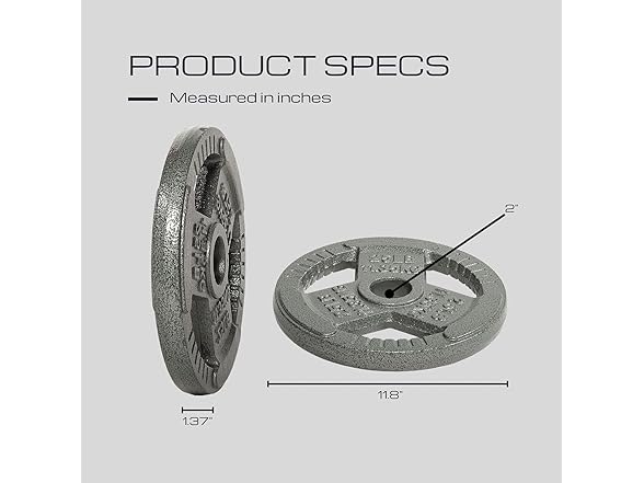 HulkFit 2-inch Iron Plate for Strength T