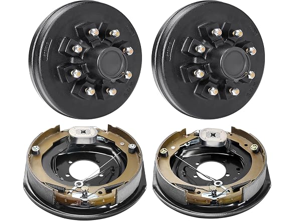 Trailer Hub Drum Kits 8 on 6.5" B.C. with 12"
