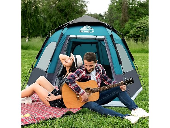 Hewolf 2/3/4 Person Instant Tent