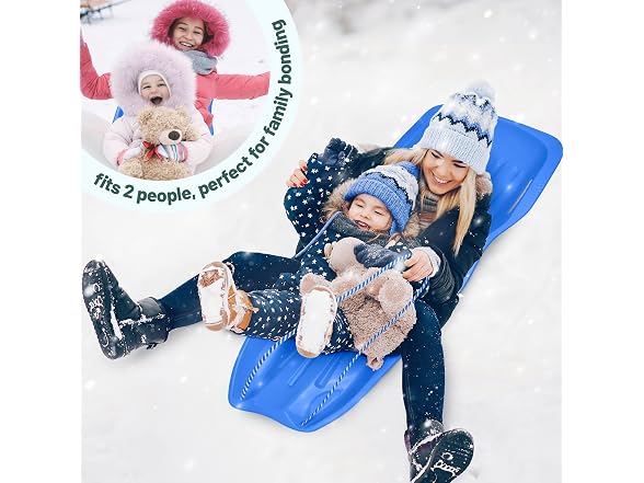 Slippery Racer PlasticToboggan Snow Sled