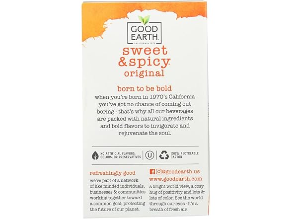 Good Earth Sweet & Spicy Tea, 6pk