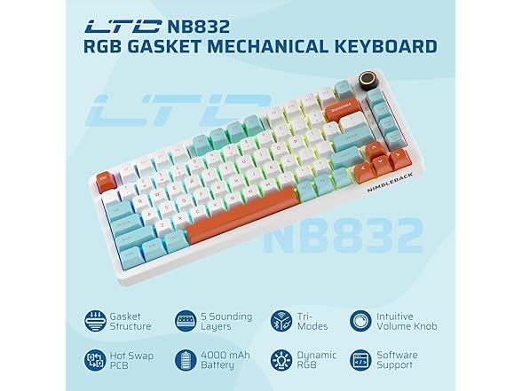 LTC Nimbleback NB832 Wireless Mechanical Keyboard