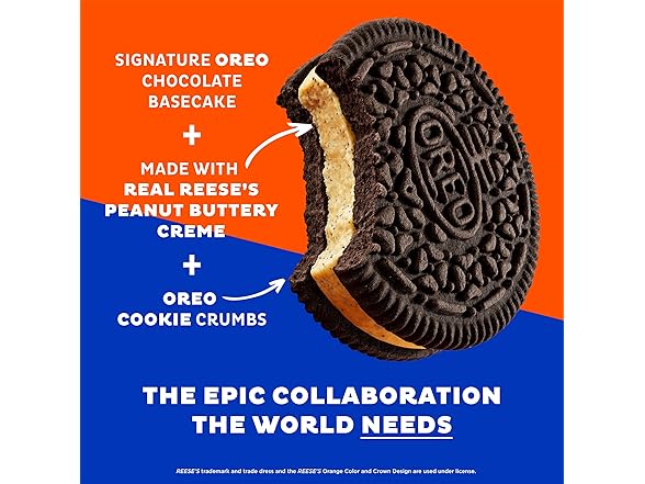 1PK OREO REESE'S Peanut Buttery Creme Chocolate