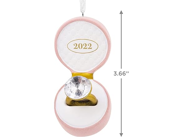 Hallmark Engagement Ring Ornament 2022