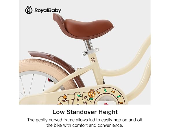 RoyalBaby Girls Bike Stargirl EZ Kids Bike 18 Inch