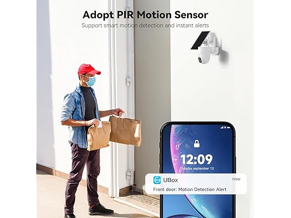 ELYSOO 2K Solar Security Camera (Open Box)