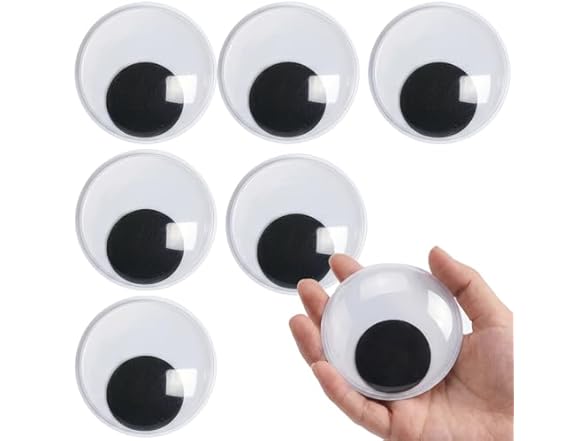 Fun Express Enormous Wiggle Eyes 6pc