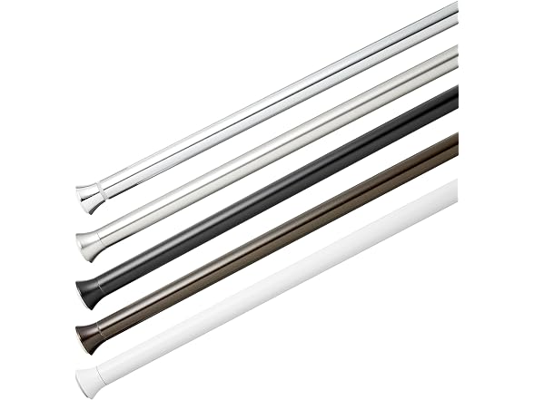 Amazon Basics No Drilling Spring Tension Curtain Rod