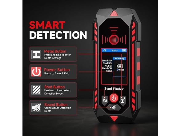 NOYAFA Stud Finder Wall Detector