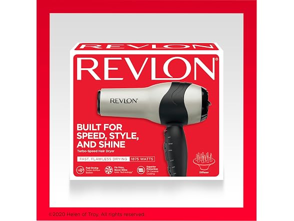 REVLON Turbo Hair Dryer with Advanced Io