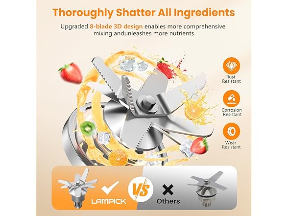 2000W High-Speed Countertop Blender