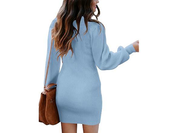 Anrabess Girls (S) Long Sleeve Turtle Neck Dress