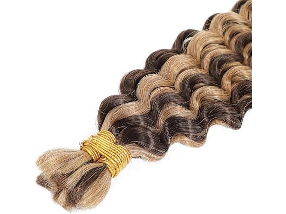 Highlight Deep Wave Bulk Human Hair