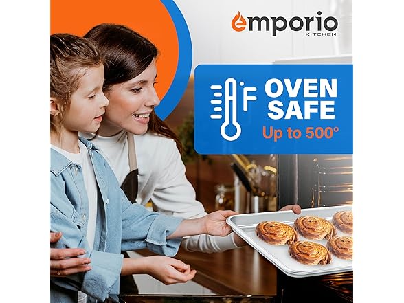 Emporio Aluminum Baking Pan 2pk- 10.5"x15"