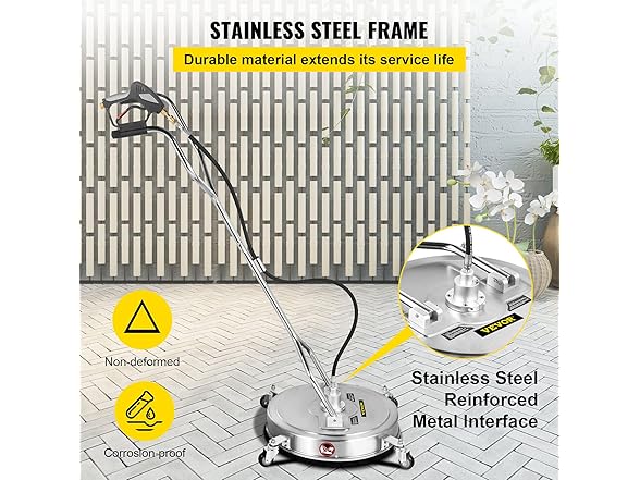 VEVOR Pressure Washer Surface Cleaner, 23in