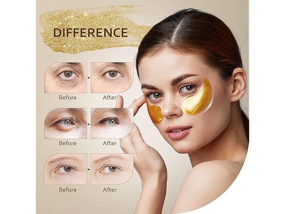 Taimand 30PCS 24K Gold Under Eye Patches