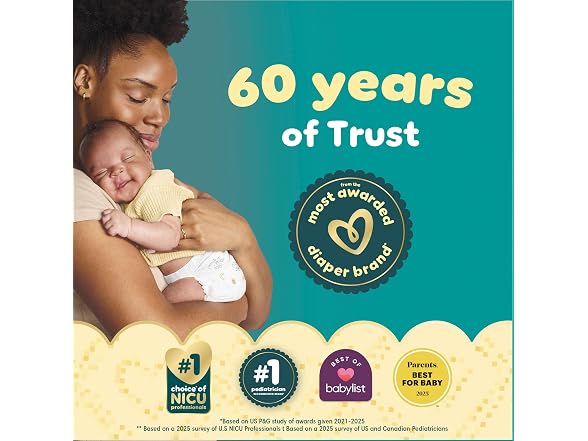 Pampers 37lbs Swaddlers Diapers