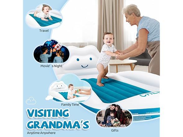 CHERIMOR Inflatable Toddler Travel Bed