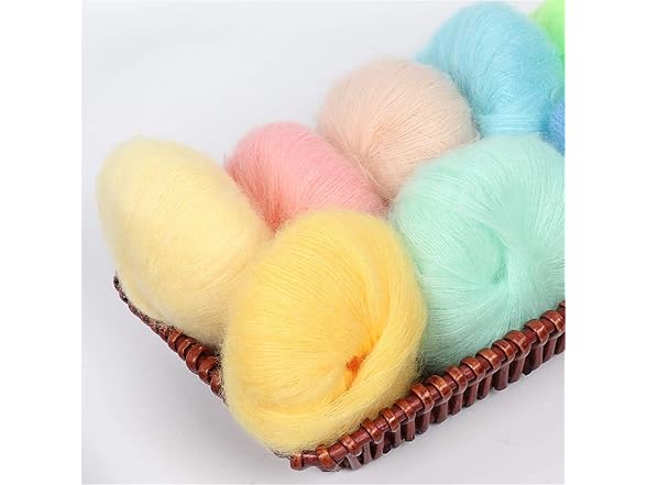 10pcs 250g 8.1oz Soild Color Angola Amorous