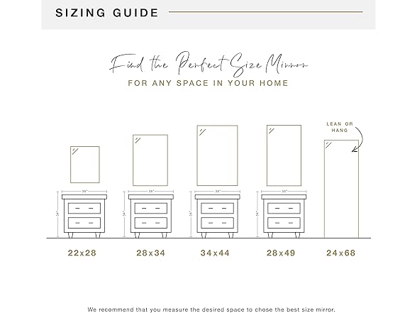MCS Ezra Wall Mirror 22.66x28.66