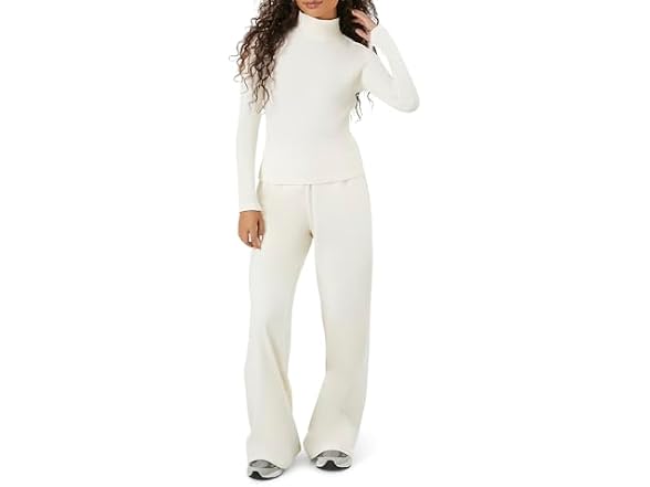 Forever 21 (S) Waffle Knit Turtleneck Top