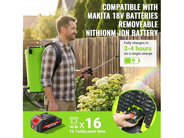MCY Backpack Garden Sprayer 5.3 Gal