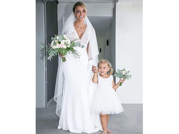 2Bunnies (9-10 Years) Girl Peony Lace Back Dress
