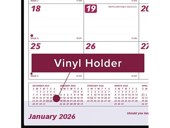 Brownline® 2026 Monthly Desk Pad Calendar