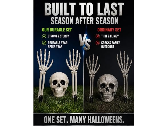 Vivinova 3pcs Skeleton Decorations 